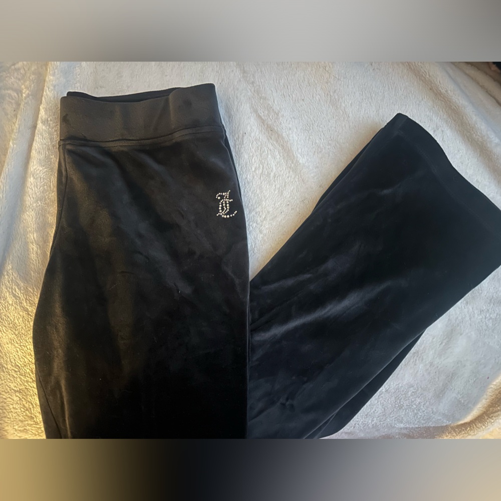 juicy couture velour flare pants